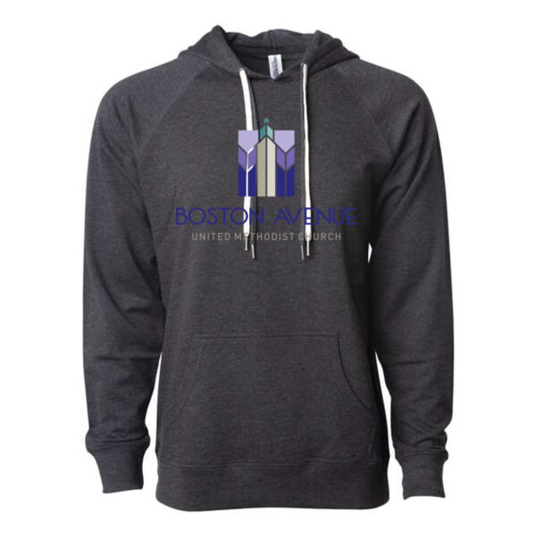 Independent Trading Co. Icon Lighweight Loopback Terry Hooded Sweatshirt - Printed Logo Thumbnail